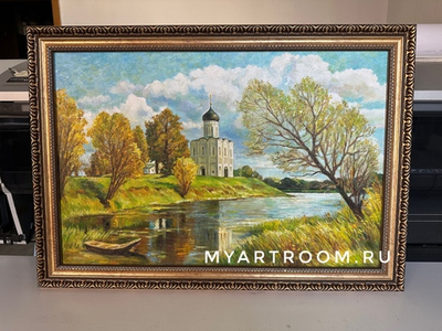 Картина "Церковь Покрова на Нерли"
