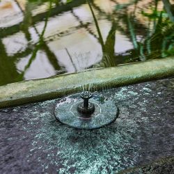 USL-S-825-PT180 RGB FOUNTAIN Садовый светильник на солнечной батарее Фонтан. Плавающий. 12 светодиодов. RGB свет. 1xАA Ni-Mh аккумулятор в-к. IP44. TM Uniel