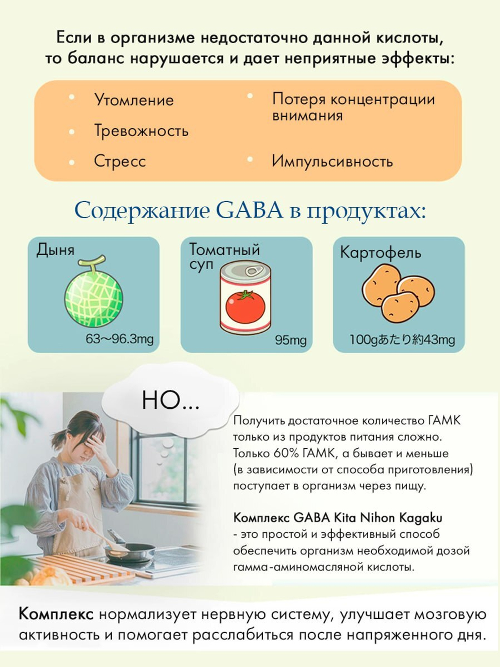 GABA Kita Nihon Kagaku 400мг, 365 табл.