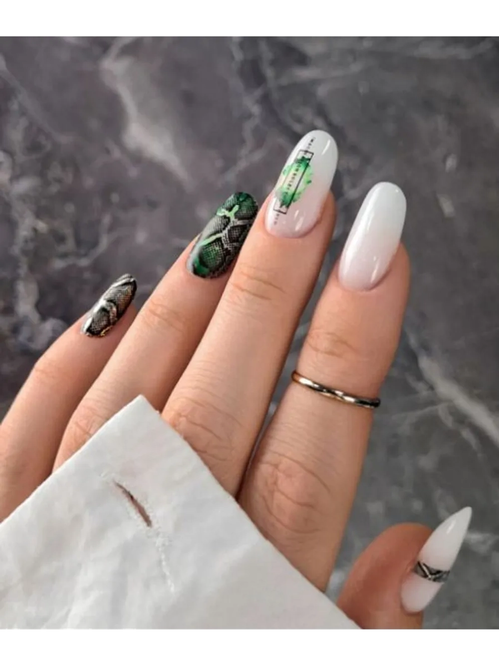 Lucky Rose Слайдеры наклейки для ногтей Foil 87