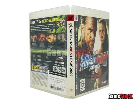 PS3 WWE SmackDown vs. Raw 2009 (Б/У, Английская версия, BLES-00361)