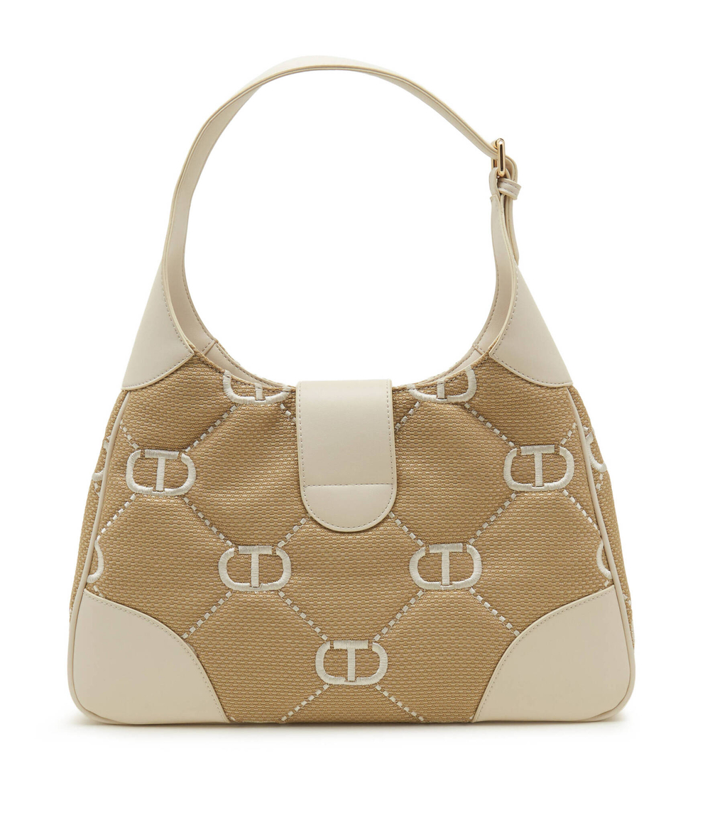 Сумка хобо TWINSET - бежевый(241TB7212)