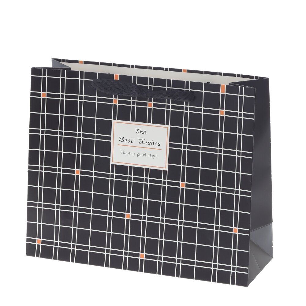 GAEM Пакет подарочный M (бумага 230г/м2, блок микс 12шт), L32 W11 H26 см, 4в.