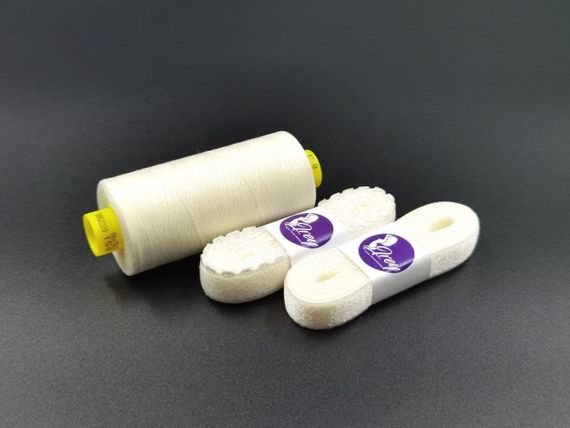 004 ST/15 Резинка ажурная Lauma 15 мм, айвори 004