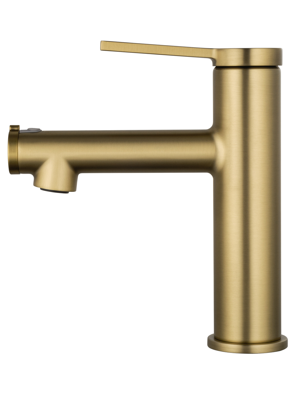 Смеситель для раковины с функцией полоскания WONZON & WOGHAND, Брашированное золото (WW-H1017-BG)