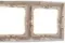 Рамка Legrand Valena 4-постовая слоновая кость 04187