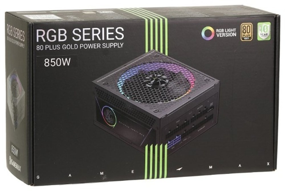 Блок питания Game Max RGB 850G 850 Вт