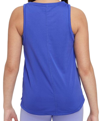 Футболка для девочки теннисная Nike Dri-Fit One Training Tank - lapis/light thistle