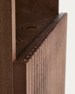 Прикроватная тумбочка Beyla из ясеня с отделкой под орех