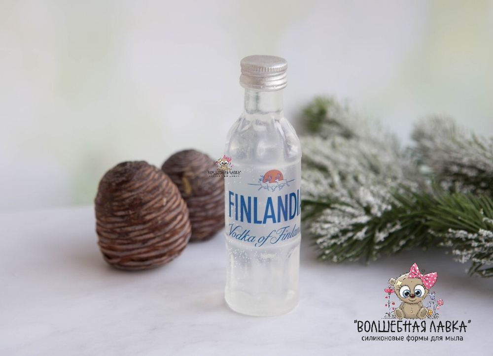 Силиконовая форма Бутылка Финляндия