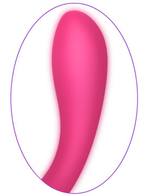 Розовый вибратор с вакуумной стимуляцией клитора Bernic - 20,5 см.