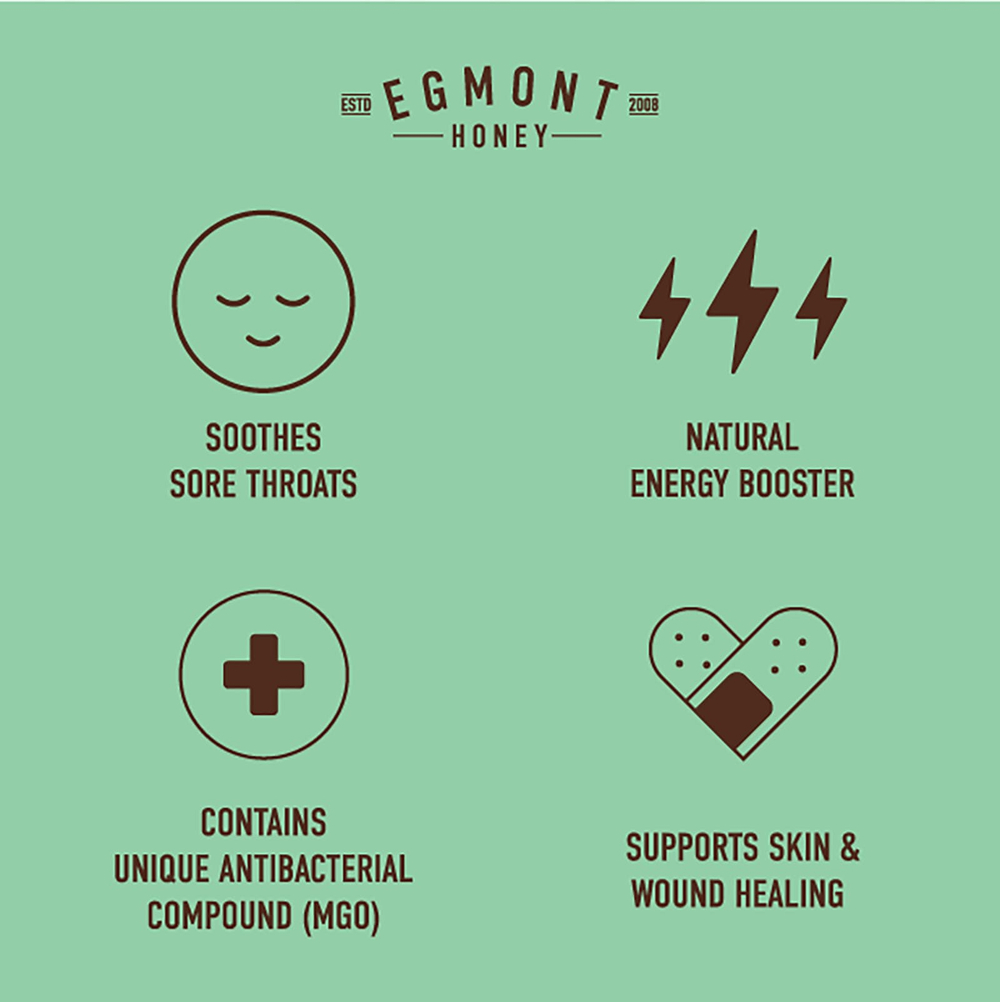 Egmont Honey, Мед манука, необработанный и непастеризованный, UMF ™ 10+, MGO 265+, 250 г (8,8 унции)
