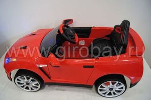 Детский электромобиль River Toys Nissan GTR X333XX красный