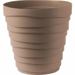 Кашпо для цветов пластиковое 3,5л d-19,7см «Бархан» Фраппе
