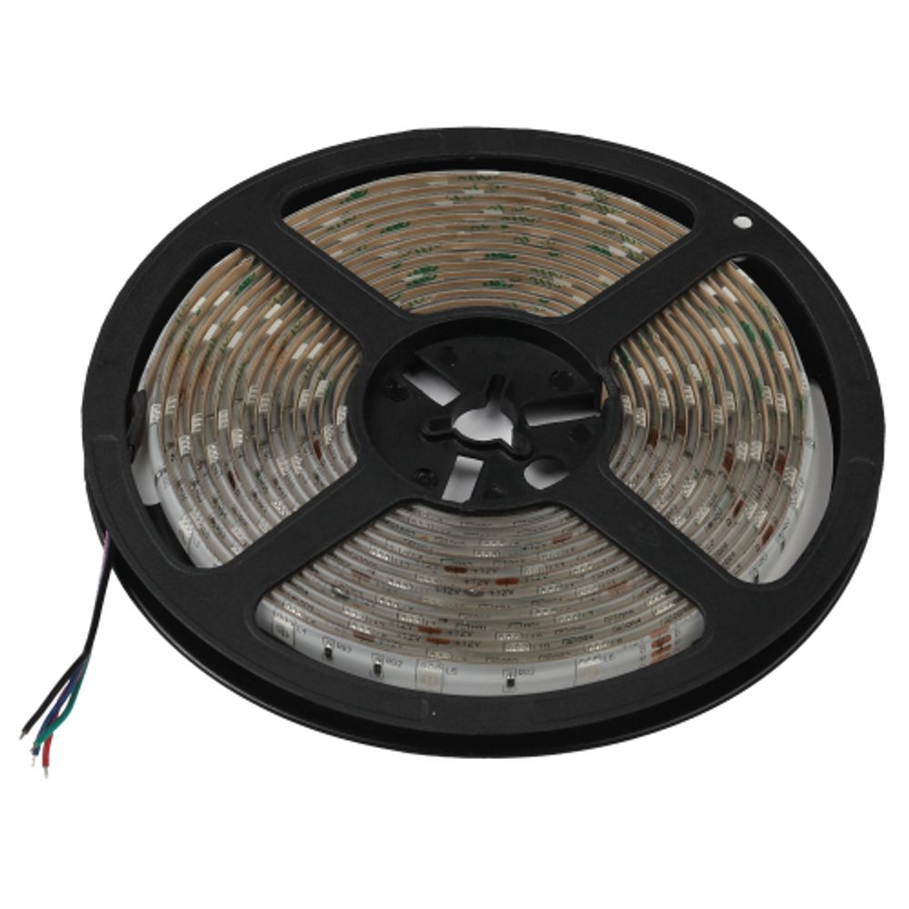 Светодиодная лента ЭРА LS5050-7,2-30-12-RGB-IP65-2year-5m многоцветная | Светодиодные ленты 12В 2 год