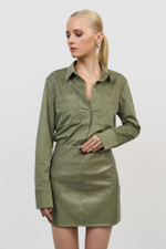 Юбка трапеция мини