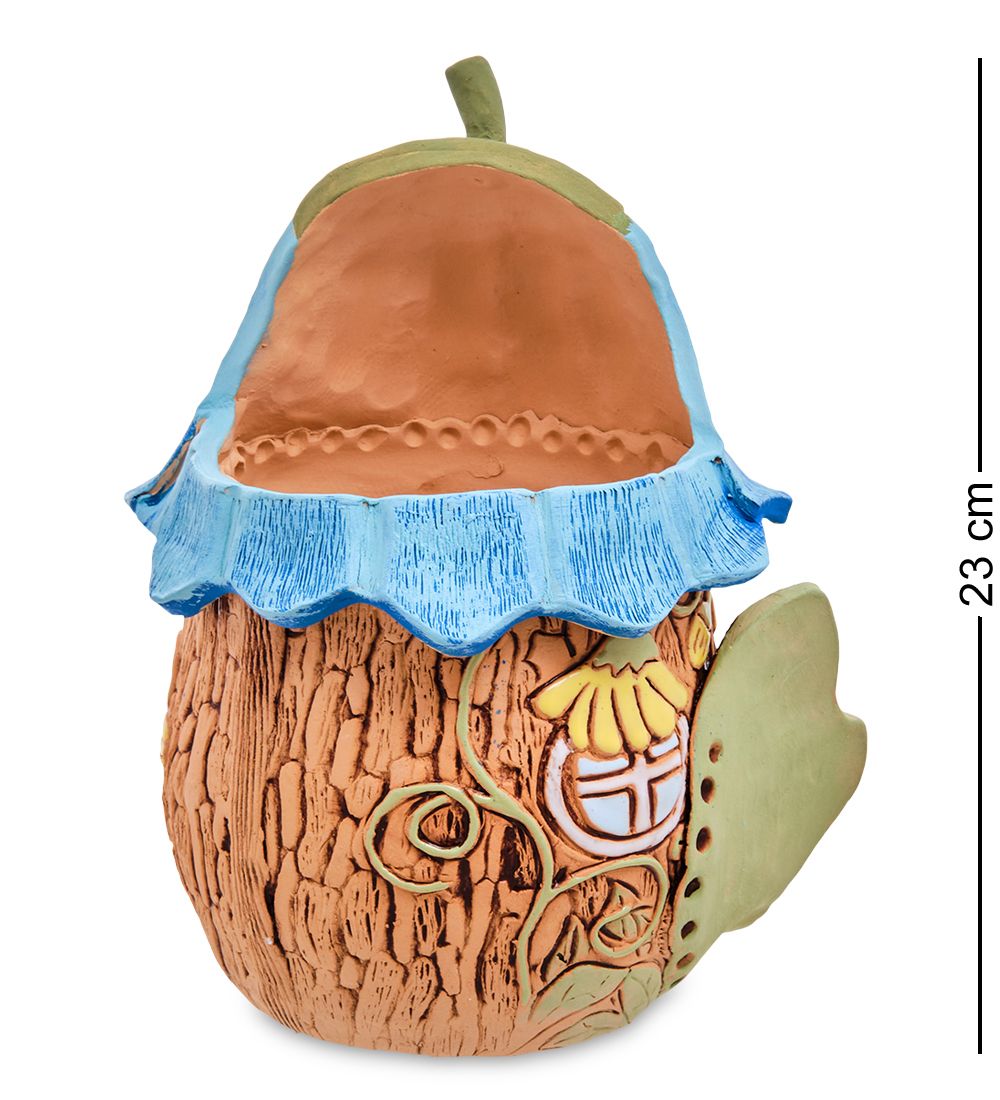 ZLC-179/05 Кашпо керамич. «Лесной домик - колокольчик»