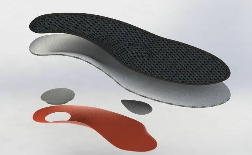 Стельки на вентилируемой 3Д-сетке с супер-амортизацией: для спорта и долгих прогулок