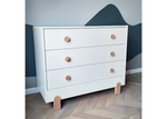 Комод Ice-cream 3 ящика (белый)