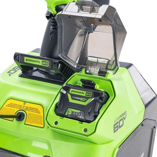 Аккумуляторный снегоуборщик "GREENWORKS" GD60PST 2602907 (без АКБ и ЗУ)