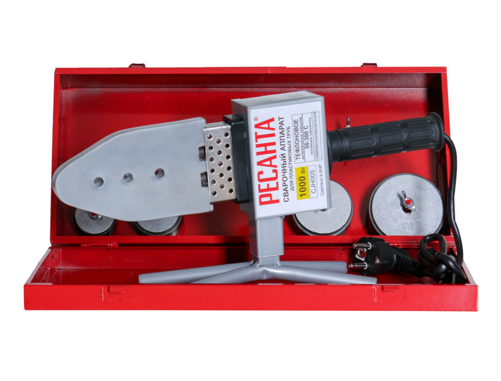 Аппарат для сварки ПВХ труб Ресанта АСПТ-1000 65/54