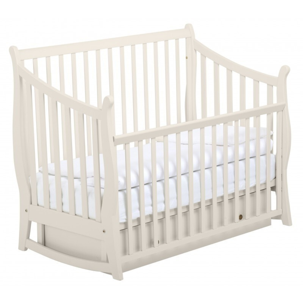 Кроватка-маятник Papaloni Maggy, 140 х 70 см, кремовый