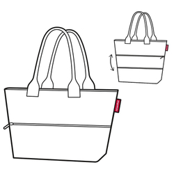 Сумка shopper e1 diamonds mocha
