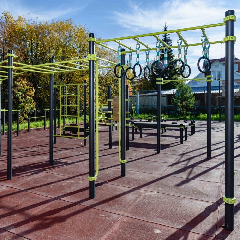 W358 GTO Рукоход с изменением высоты с подвижными кольцами (разноуровневый) ZAVODSPORTA