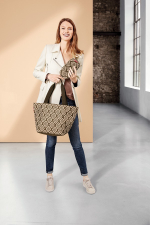 Сумка shopper m diamonds mocha