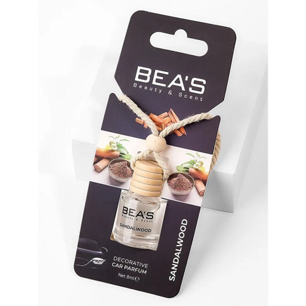 Ароматизатор в машину BEA'S - Sandalwood (Сандаловое дерево), 8ml