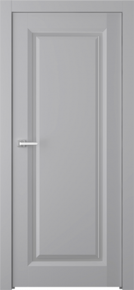 Дверь Платинум 1 / Цвет Эмаль светло - серый / Мателюкс белый / Двери Belwooddoors
