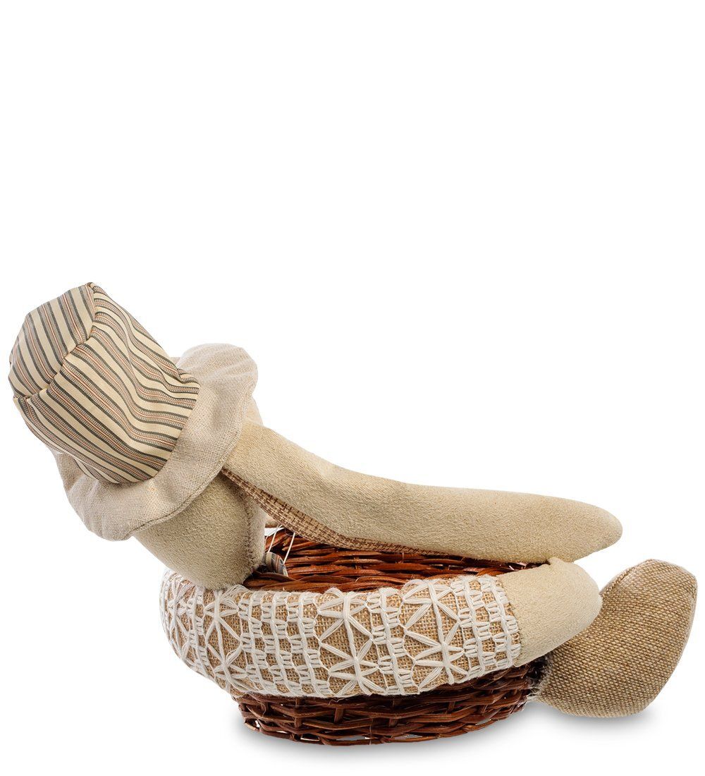 AMD-20 Фигура декоративная с корзиной «Зайка»