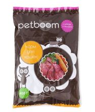 Корм сухой для взрослых кошек &quot;PETBOOM&quot; с мясом и овощами 400г. Belkorm - купить с доставкой по Москве и области