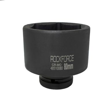 Головка ударная глубокая 80мм 6гр. 1'' RockForce##Rock FORCE RF-48510080