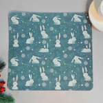 Салфетка сервировочная 30*28см "Happy Holidays"