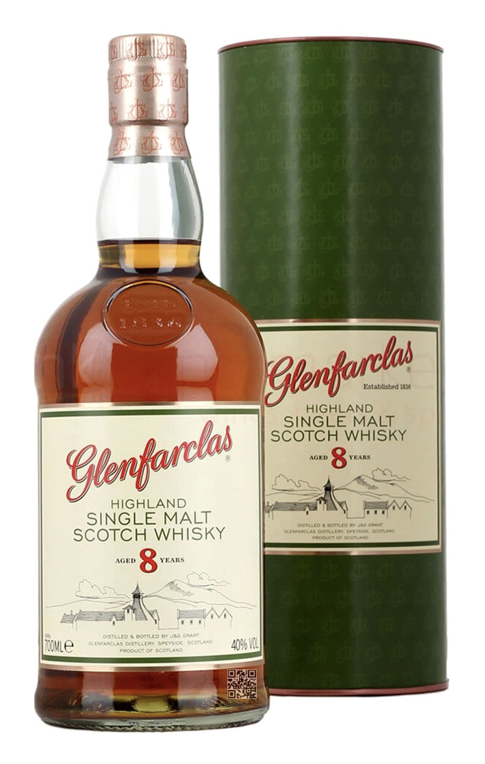 Виски Glenfarclas 8 years, 0.7 л.