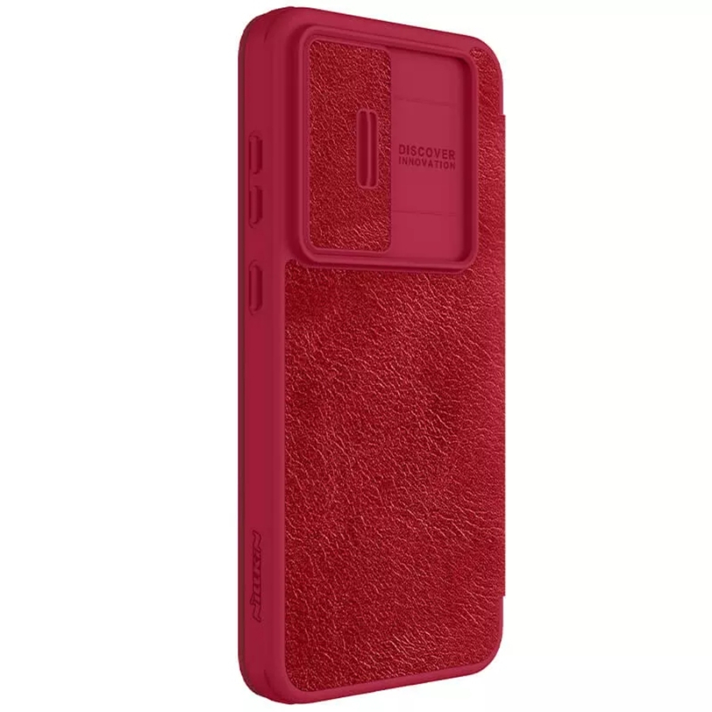 Кожаный чехол-книжка Nillkin Leather Qin Pro для Samsung Galaxy S24 FE