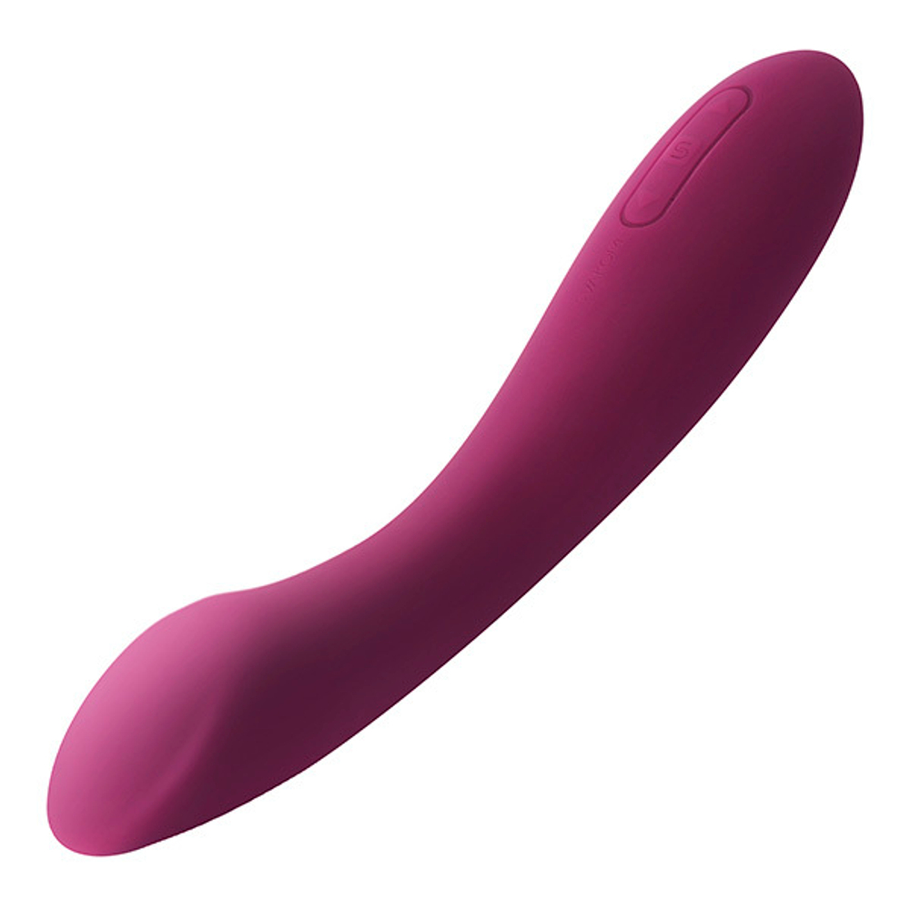 Сливовый изогнутый вибратор 17,4см для стимуляции точки G Svakom Amy 2 Strong Flexible G-Spot Vibrator SUV-02C