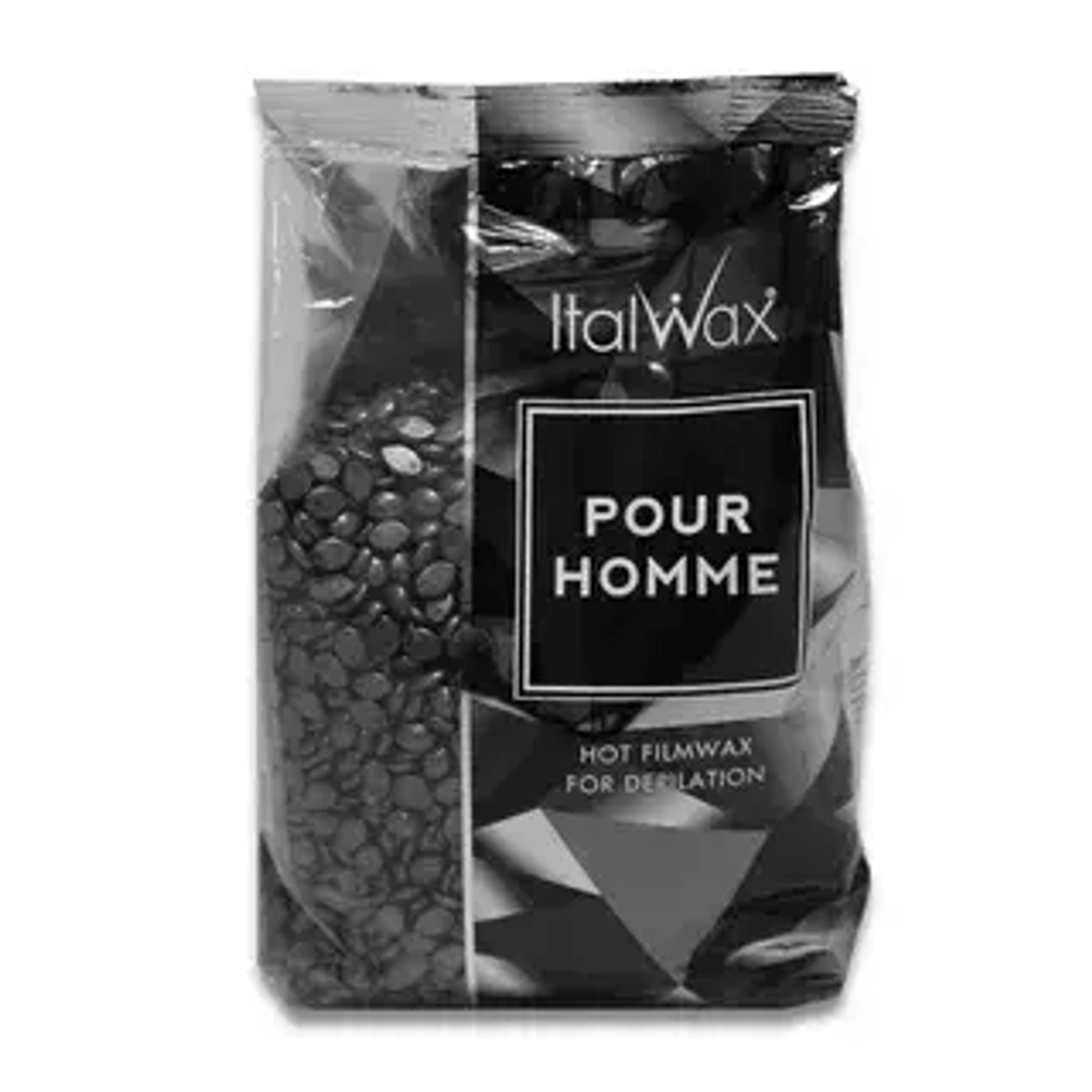 Воск горячий (пленочный)  ITALWAX Мужской POUR HOMME гранулы 1 кг*10