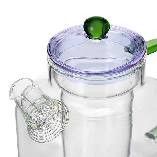 Чайник заварочный orb, 1,2 л, фиолетовый/зеленый