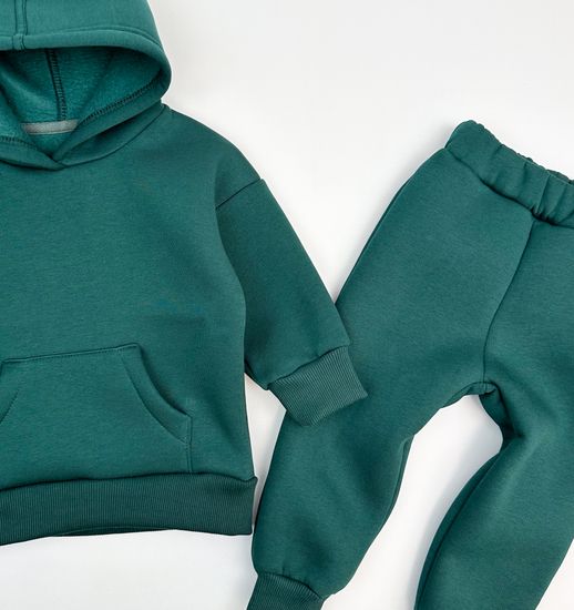 Комплект из футера с начесом, Ель