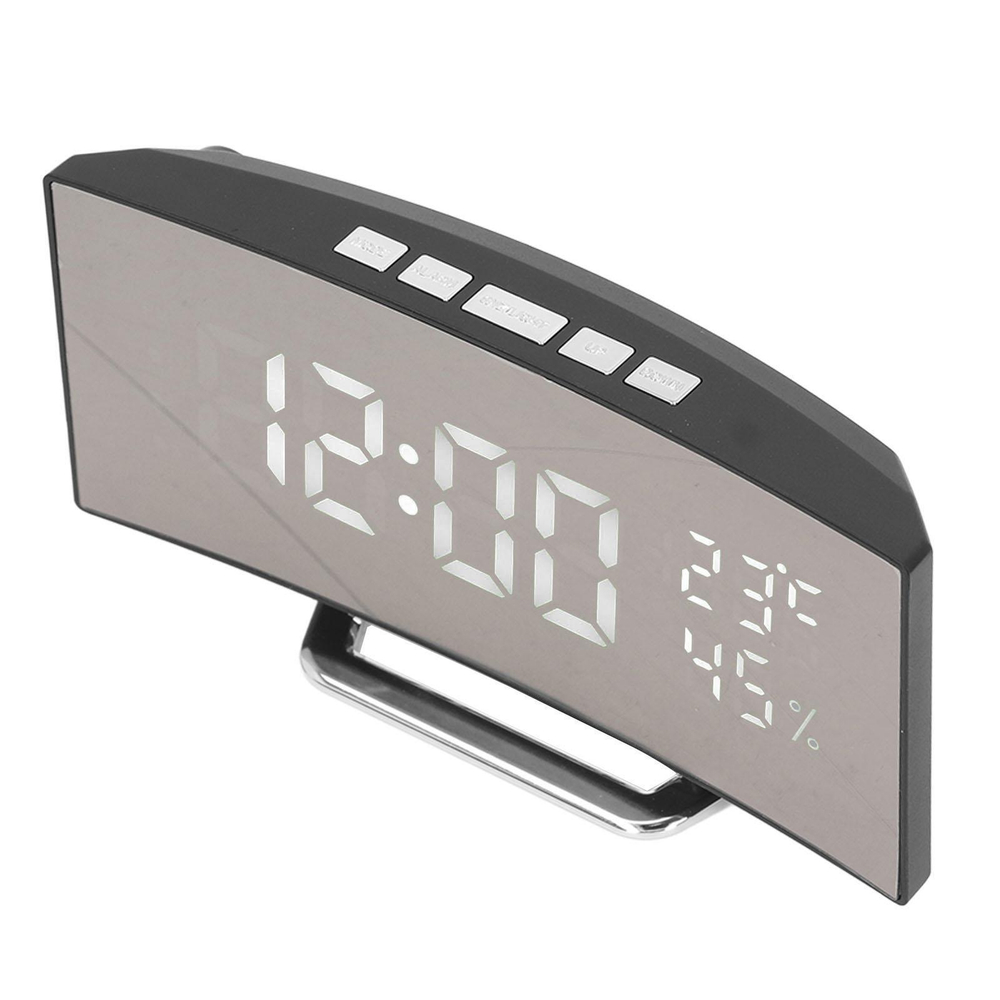 Часы зеркальные LED MIRROR NA-7816 белое свечение