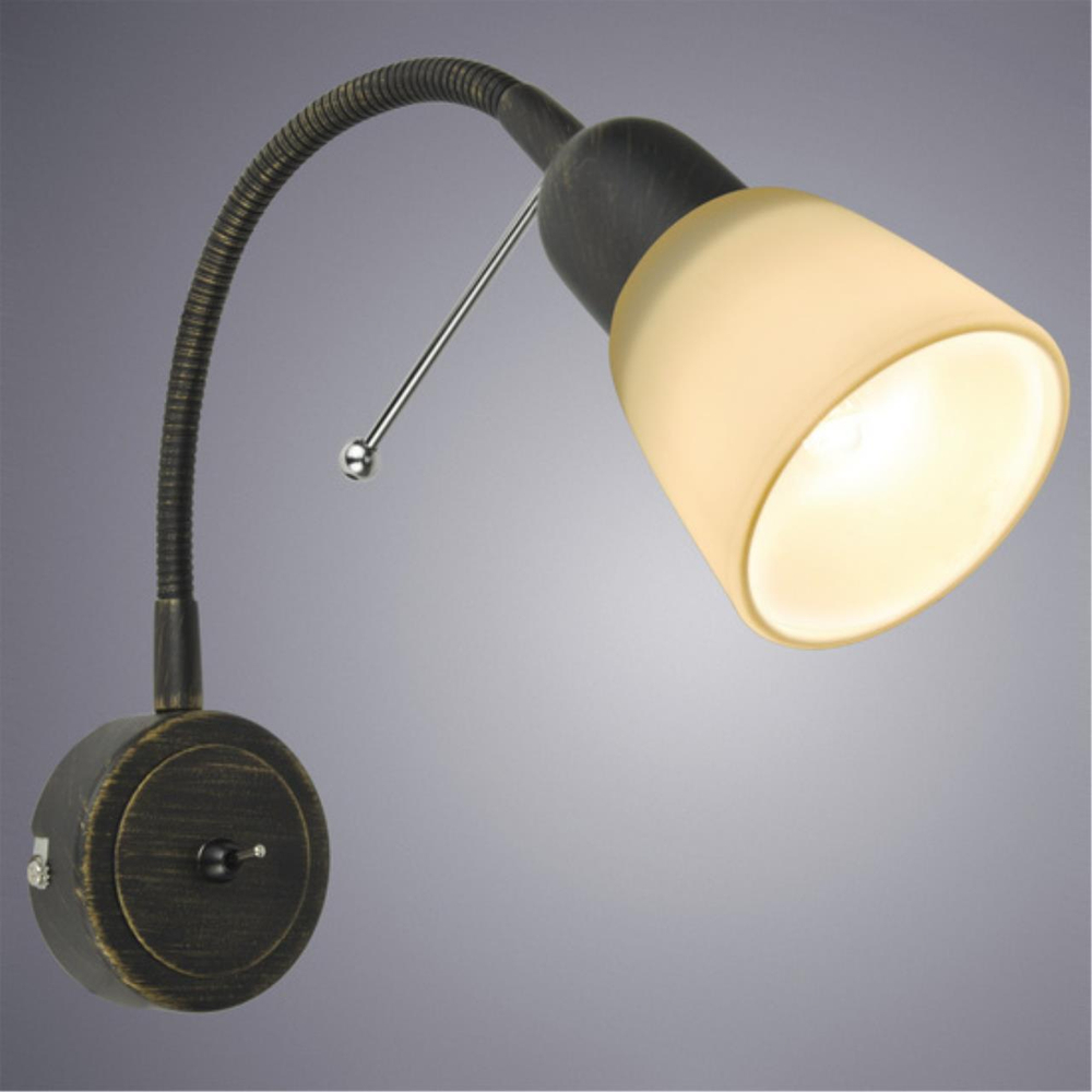 Настенный светильник Arte Lamp LETTURA A7009AP-1BR