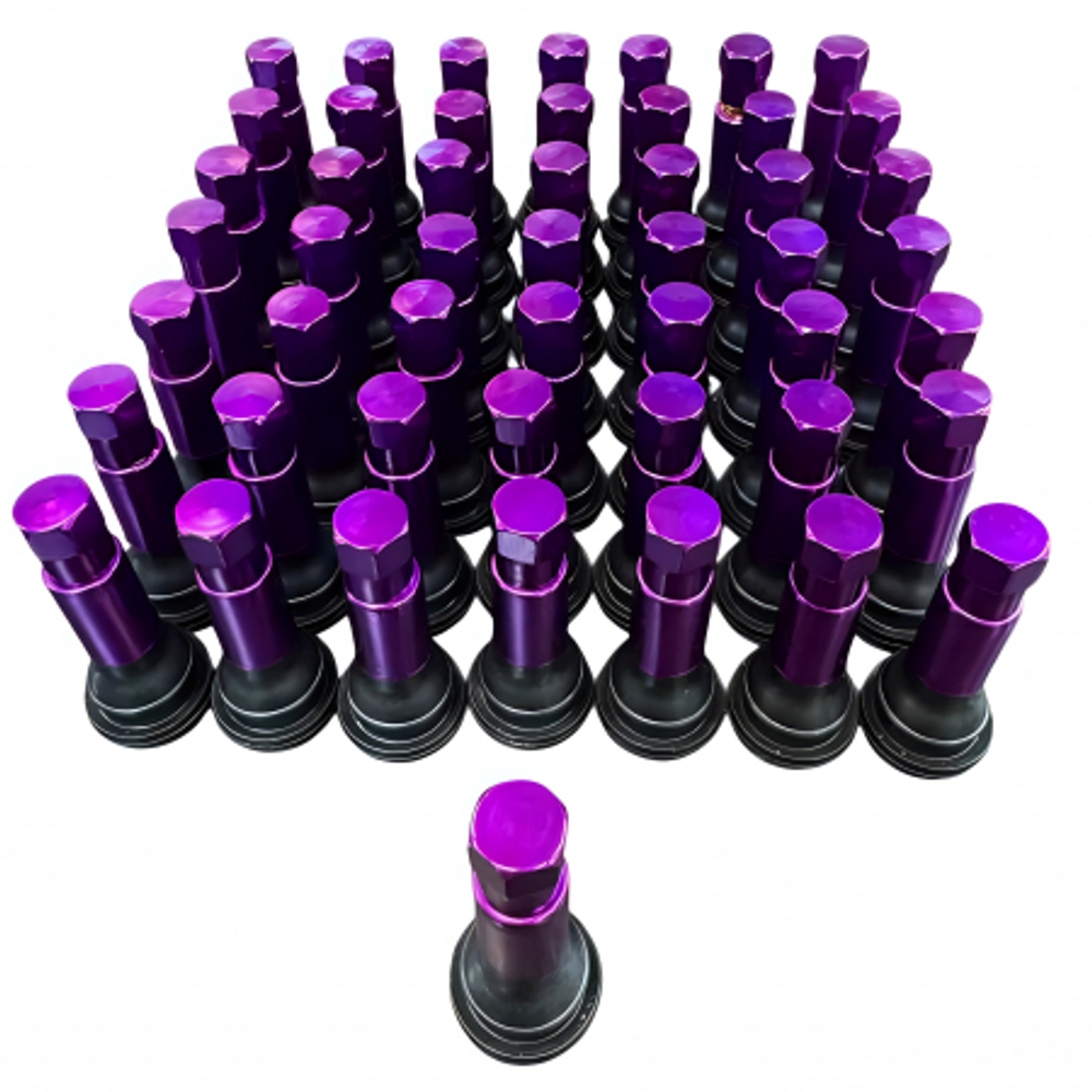 Вентиль колеса автомобильный GWK050 Great Wolf в сборе, фиолетовый (50шт)