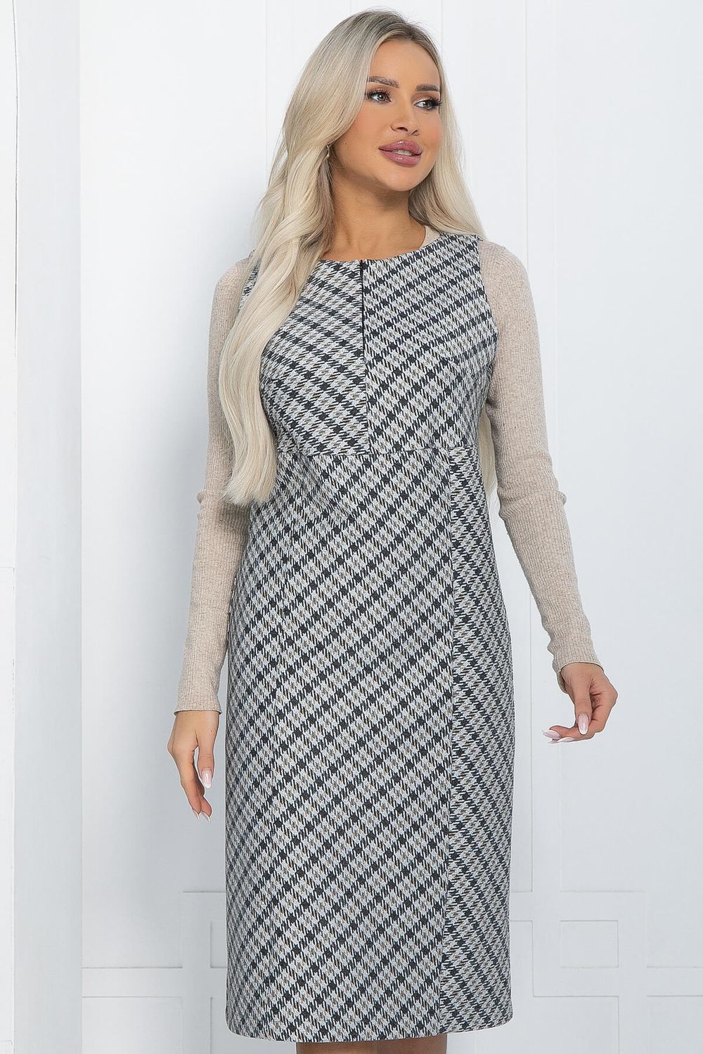 Сарафан Калатея (серый) П12205-25 LT Collection