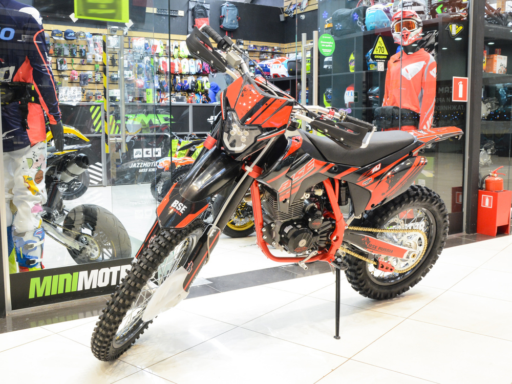 Кроссовый мотоцикл BSE Z10 Red/Black (055) 21/18