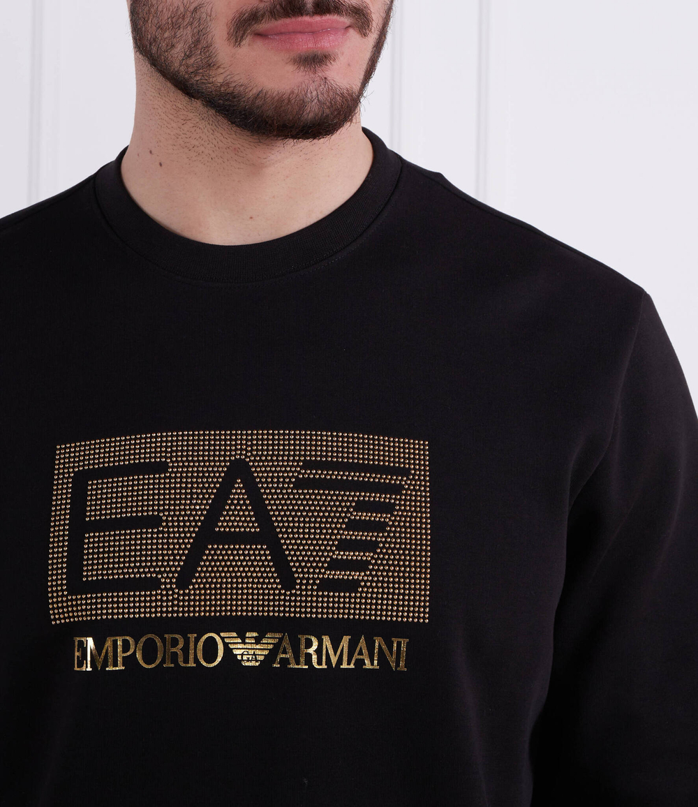 Худи EA7 - черный(3RUM09 PJARZ)