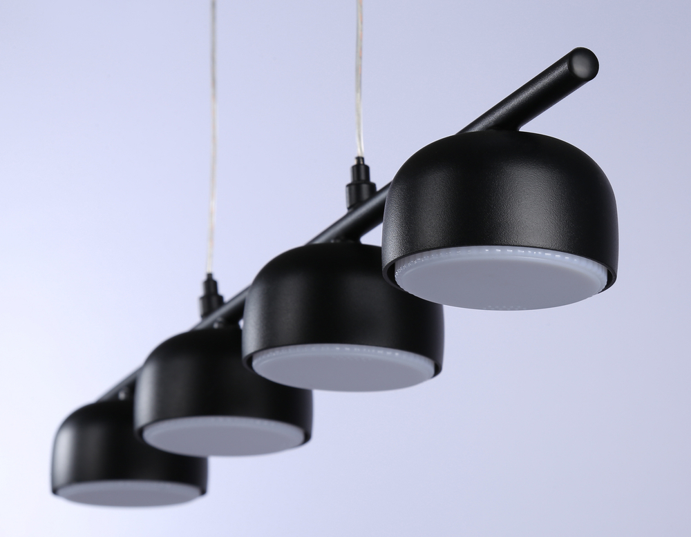 Светильник подвесной TN71039/4 BK черный GX53/4 max 12W 600*80*1100