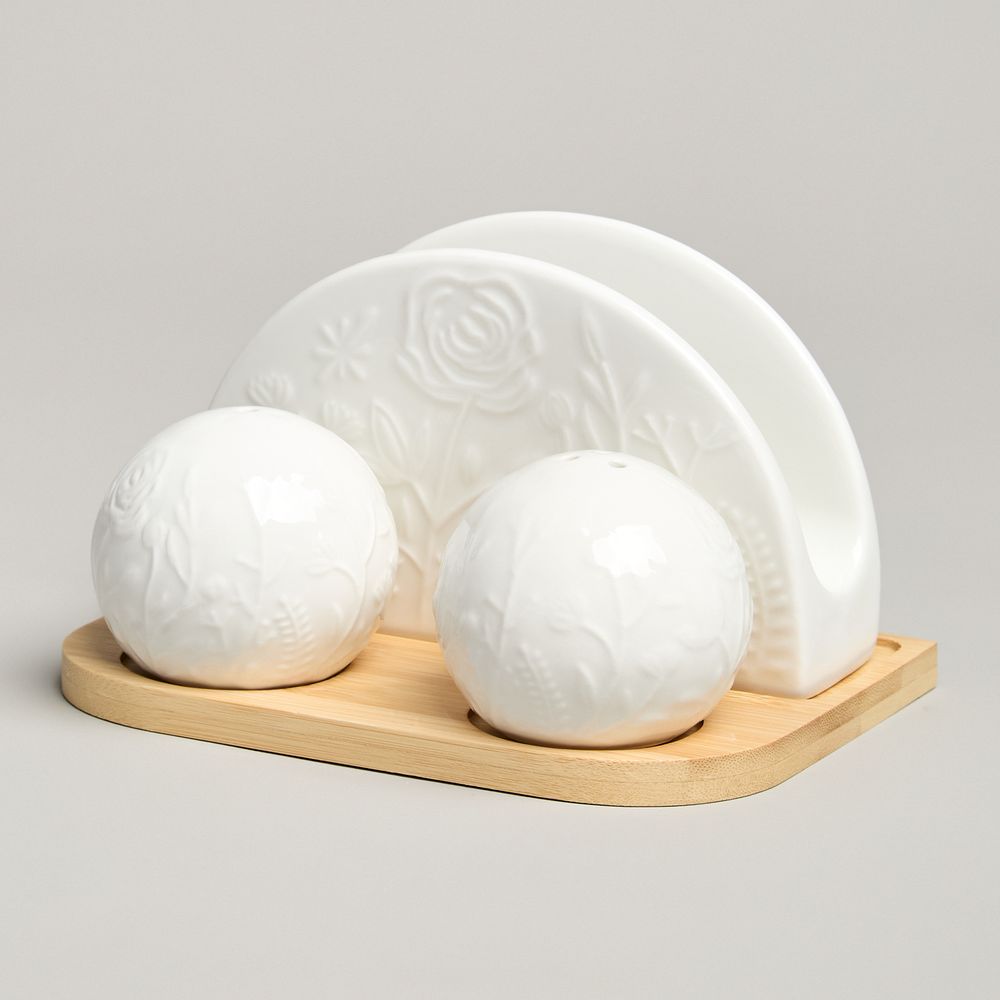 НАБОР ДЛЯ СПЕЦИЙ LEFARD "MEADOW" 3 ПР. НА ДЕР.ПОДСТАВКЕ 15,5*11*9 СМ