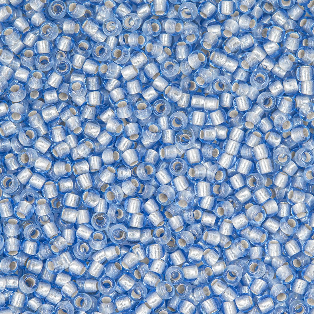 Японский бисер TOHO Round 11/0 (№33F), с внутренним серебрением, прозрачный матовый